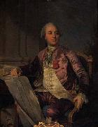 Joseph-Siffred  Duplessis Portrait of the Comte d-Angiviller oil on canvas
